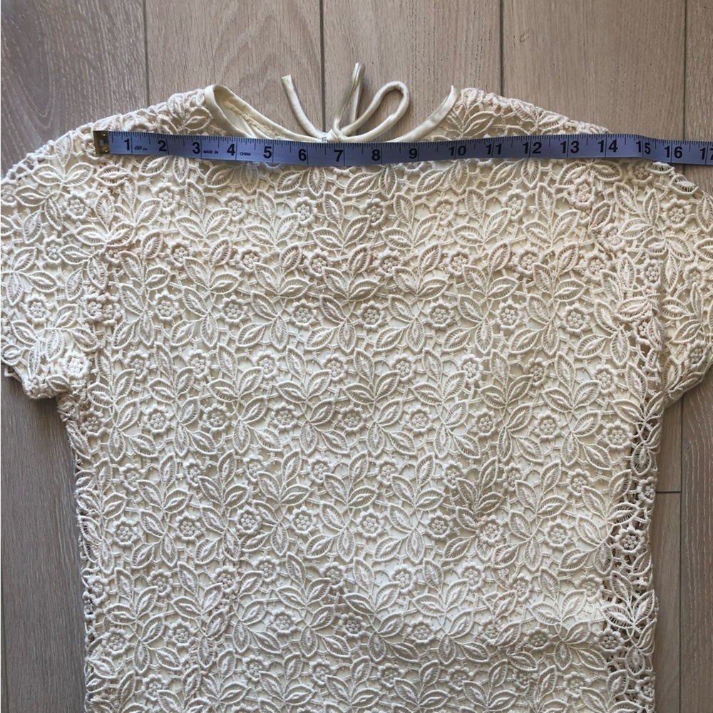 Handmade Ivory Lace Detailed Dress - Picture 2 of 13